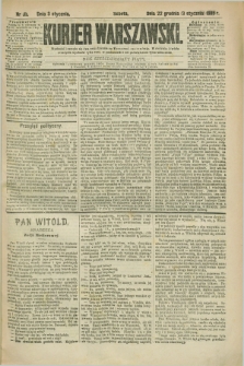 Kurjer Warszawski. R.65, nr 3b (3 stycznia 1885)