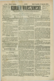 Kurjer Warszawski. R.65, nr 10a (10 stycznia 1885)