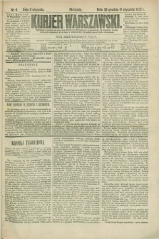 Kurjer Warszawski. R.65, nr 11 (11 stycznia 1885)