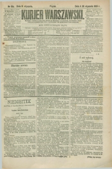 Kurjer Warszawski. R.65, nr 16a (16 stycznia 1885)