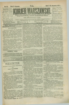 Kurjer Warszawski. R.65, nr 21a (21 stycznia 1885)