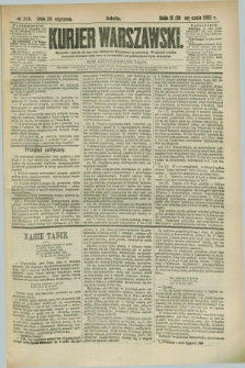 Kurjer Warszawski. R.65, nr 24b (24 stycznia 1885)