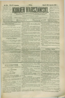 Kurjer Warszawski. R.65, nr 28a (28 stycznia 1885)