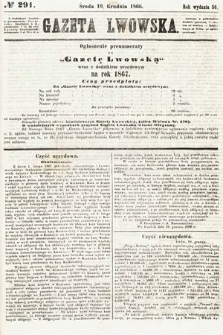 Gazeta Lwowska. 1866, nr 291