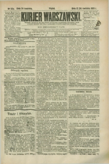 Kurjer Warszawski. R.65, nr 112a (24 kwietnia 1885)