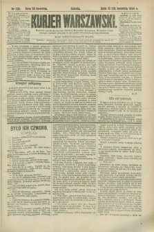 Kurjer Warszawski. R.65, nr 113b (25 kwietnia 1885)