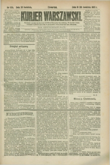 Kurjer Warszawski. R.65, nr 118b (30 kwietnia 1885)