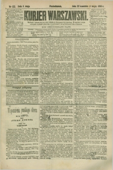 Kurjer Warszawski. R.65, nr 122 (4 maja 1885)