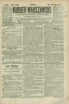 Kurjer Warszawski. R.65, nr 139a (21 maja 1885)