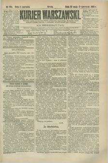 Kurjer Warszawski. R.65, nr 151a (3 czerwca 1885)