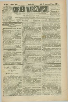 Kurjer Warszawski. R.65, nr 187a (9 lipca 1885)