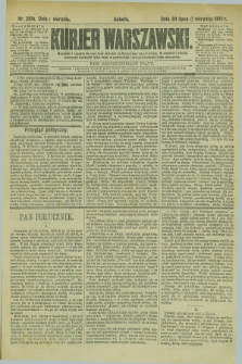 Kurjer Warszawski. R.65, nr 210b (1 sierpnia 1885)