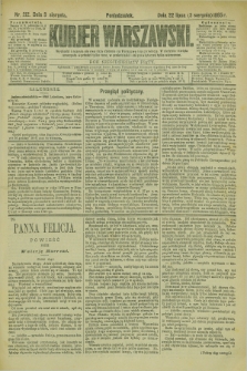 Kurjer Warszawski. R.65, nr 212 (3 sierpnia 1885)