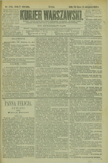 Kurjer Warszawski. R.65, nr 214a (5 sierpnia 1885)