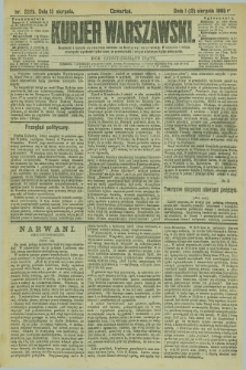 Kurjer Warszawski. R.65, nr 222b (13 sierpnia 1885)