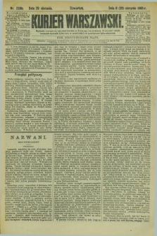 Kurjer Warszawski. R.65, nr 229b (20 sierpnia 1885)