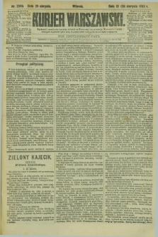 Kurjer Warszawski. R.65, nr 234b (25 sierpnia 1885)