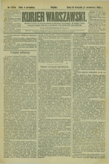 Kurjer Warszawski. R.65, nr 244b (4 września 1885)