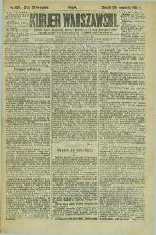 Kurjer Warszawski. R.65, nr 265b (25 września 1885)