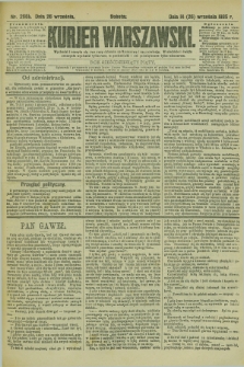 Kurjer Warszawski. R.65, nr 266b (26 września 1885)