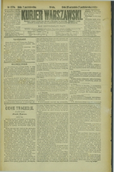 Kurjer Warszawski. R.65, nr 277a (7 października 1885)