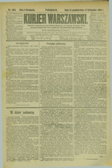 Kurjer Warszawski. R.65, nr 303 (2 listopada 1885)