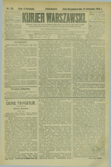 Kurjer Warszawski. R.65, nr 310 (9 listopada 1885)