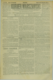 Kurjer Warszawski. R.65, nr 316 (15 listopada 1885)