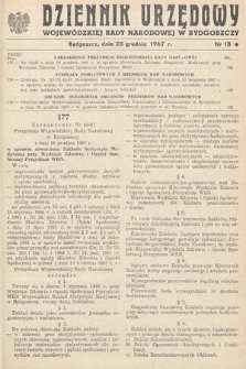 Dziennik Urzędowy Wojewódzkiej Rady Narodowej w Bydgoszczy. 1967, nr 18