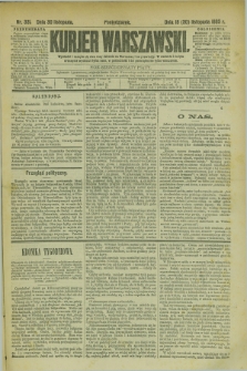 Kurjer Warszawski. R.65, nr 331 (30 listopada 1885)