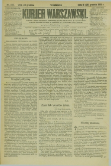 Kurjer Warszawski. R.65, nr 357 (28 grudnia 1885)