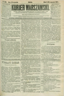 Kurjer Warszawski. R.66, nr 23b (23 stycznia 1886)