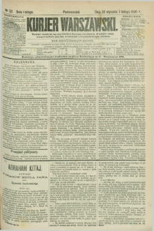 Kurjer Warszawski. R.66, nr 32 (1 lutego 1886)