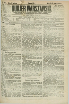 Kurjer Warszawski. R.66, nr 49a (18 lutego 1886)