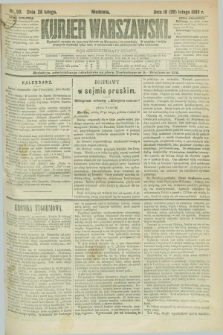 Kurjer Warszawski. R.66, nr 59 (28 lutego 1886)