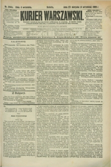 Kurjer Warszawski. R.66, nr 244a (4 września 1886)