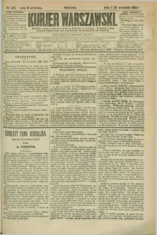 Kurjer Warszawski. R.66, nr 259 (19 września 1886)