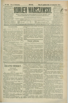 Kurjer Warszawski. R.66, nr 303 (2 listopada 1886)