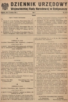 Dziennik Urzędowy Wojewódzkiej Rady Narodowej w Bydgoszczy. 1957, nr 3