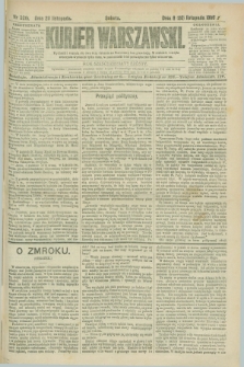 Kurjer Warszawski. R.66, nr 321b (20 listopada 1886)