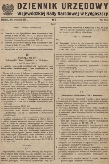Dziennik Urzędowy Wojewódzkiej Rady Narodowej w Bydgoszczy. 1957, nr 5