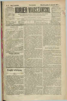 Kurjer Warszawski. R.67, nr 3 (3 stycznia 1887)