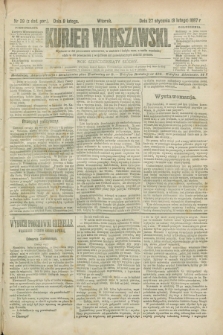 Kurjer Warszawski. R.67, nr 39 (8 lutego 1887)