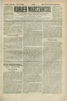 Kurjer Warszawski. R.67, nr 40 (9 lutego 1887)