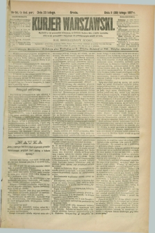 Kurjer Warszawski. R.67, nr 54 (23 lutego 1887)