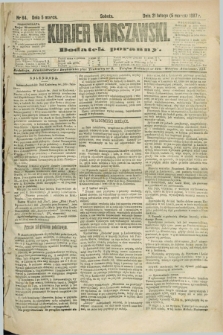 Kurjer Warszawski : dodatek poranny. R.67, nr 64 (5 marca 1887)