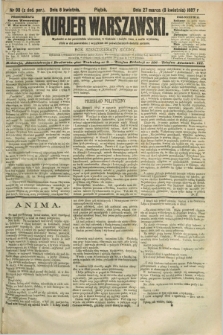 Kurjer Warszawski. R.67, nr 98 (8 kwietnia 1887)