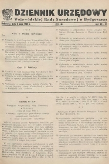 Dziennik Urzędowy Wojewódzkiej Rady Narodowej w Bydgoszczy. 1960, nr 3