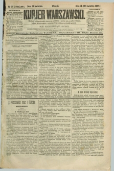 Kurjer Warszawski : dodatek poranny. R.67, nr 114 (26 kwietnia 1887)