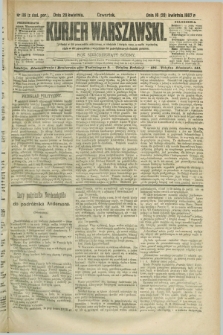 Kurjer Warszawski. R.67, nr 116 (28 kwietnia 1887)